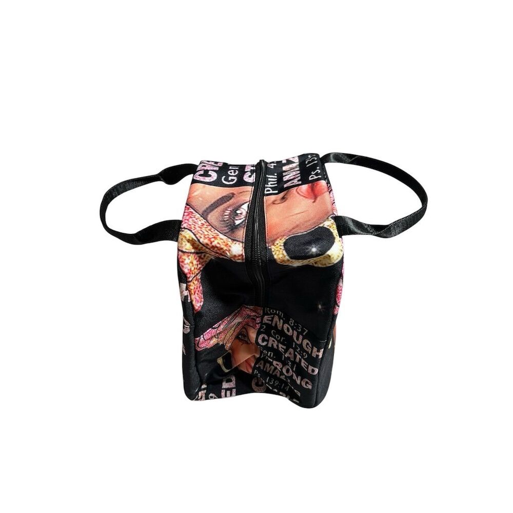 African Lady Insulated Lunch Bag Multicolor Empowering Theme - Picture 9 of 13